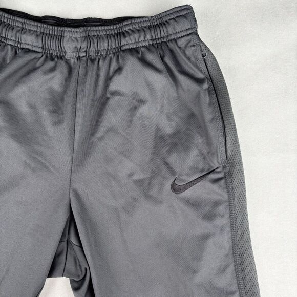 Nike Pants Men M Gray Dri-FIT Tapered Cropped Athletic Soccer Capri 688384-061 - Picture 5 of 11